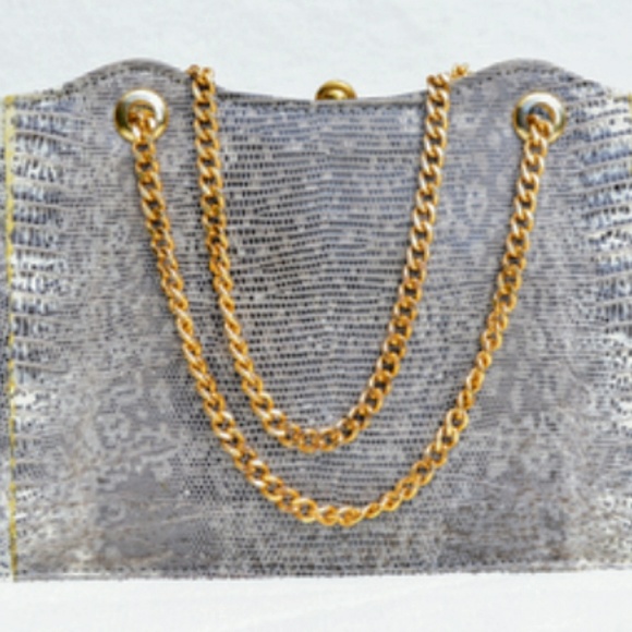 Vintage 50s-60s Andrew Gellar Lizard handbag. - Picture 3 of 5